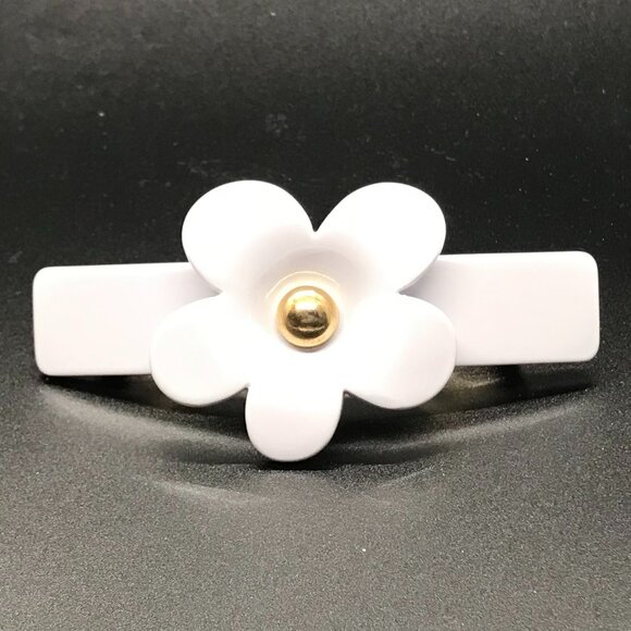 L. Erickson Studded Daisy Barrette - Picture 3 of 14